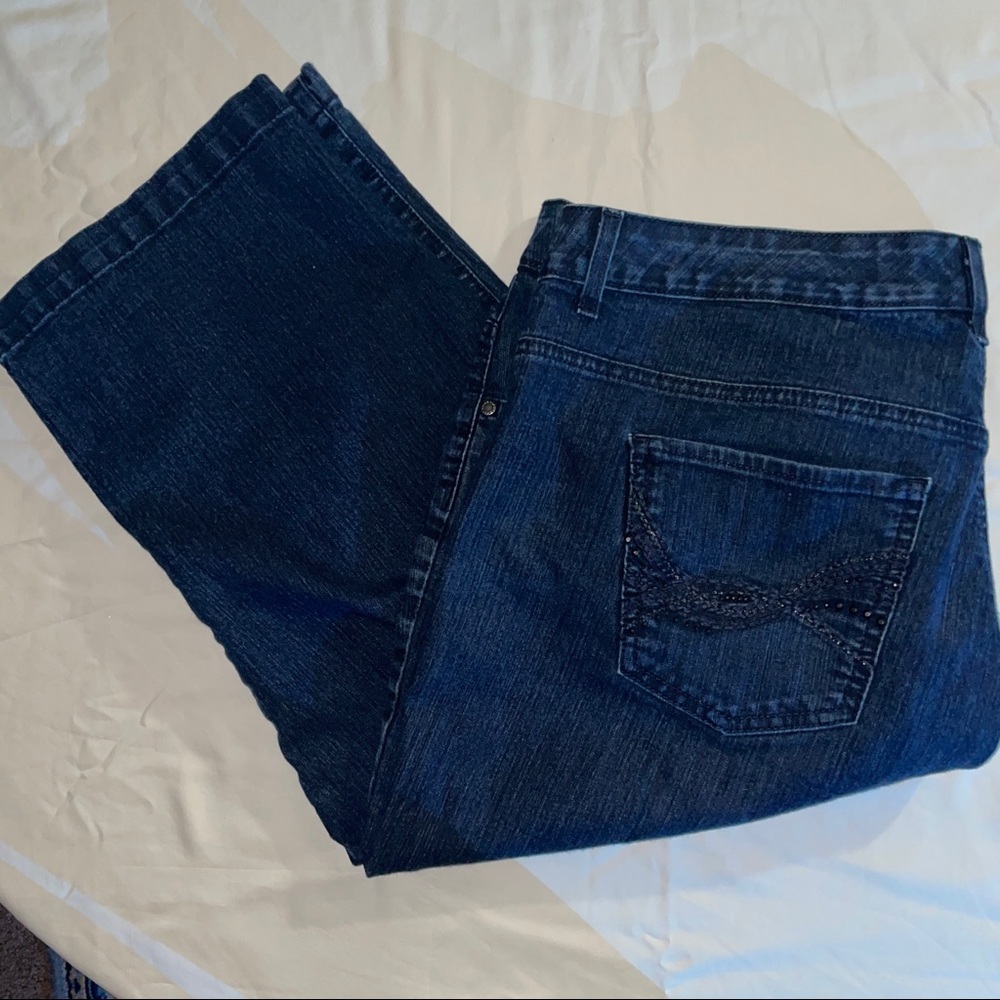 Bandolino crop jeans size 18 W - Picture 4 of 6